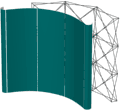 вогнутый 3x3 с боковыми полукруглыми панелями